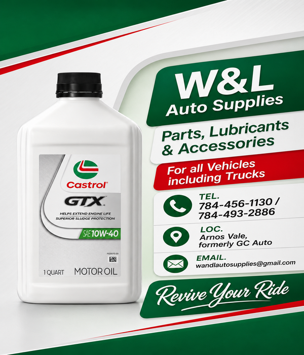 W&L AUTO – Castrol GTX SAE 10W-40 Motor Oil